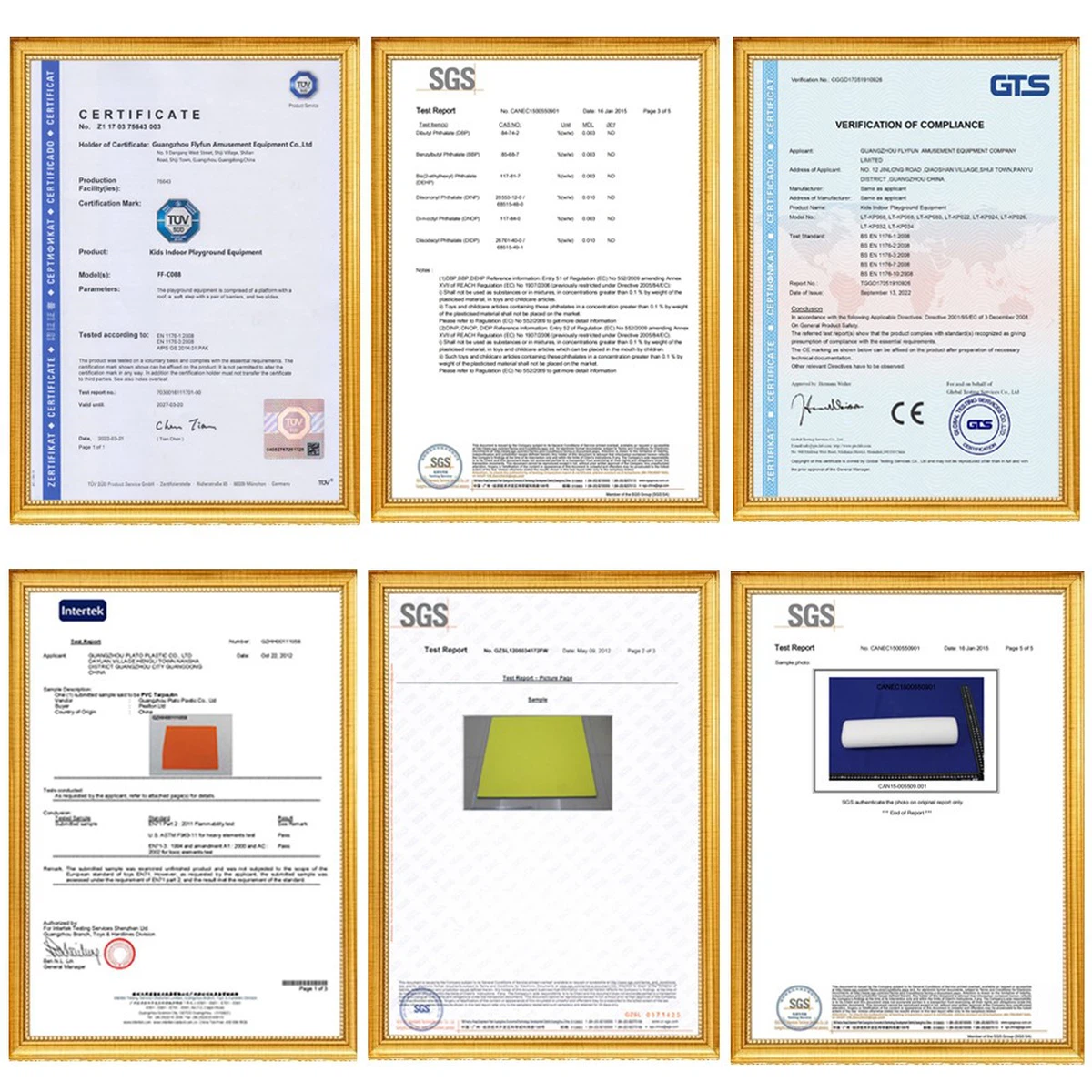 Small Soft Playground certificate Small Soft Playground certificate